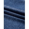 image:imageSidefeel Womens Jean Jacket Long Sleeve Button Down Ruffled Denim Jacket ShacketDark Blue