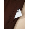 image:imageSidefeel Womens Jean Jacket Oversized Boyfriend Button Up Long Sleeve Split Zimbaplatinum Denim JacketsBrown