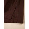image:imageSidefeel Womens Jean Jacket Oversized Boyfriend Button Up Long Sleeve Split Zimbaplatinum Denim JacketsBrown