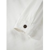 image:imageSidefeel Womens Jean Jacket Oversized Boyfriend Button Up Long Sleeve Split Zimbaplatinum Denim JacketsWhite