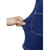image:imageSidefeel Womens Jean Shorts Button Fly Stretchy High Waisted Summer Outfit Denim ShortsBlue
