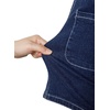 image:imageSidefeel Womens Jean Shorts Button Fly Stretchy High Waisted Summer Outfit Denim ShortsBluing