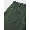 image:imageSidefeel Womens Jean Shorts Button Fly Stretchy High Waisted Summer Outfit Denim ShortsGreen