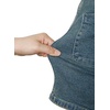 image:imageSidefeel Womens Jean Shorts Button Fly Stretchy High Waisted Summer Outfit Denim ShortsReal Teal