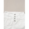 image:imageSidefeel Womens Jean Shorts Button Fly Stretchy High Waisted Summer Outfit Denim ShortsWhite