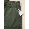 image:imageSidefeel Womens Jean Shorts High Waisted Stretchy Bermuda Pleated Denim Summer ShortsGreen