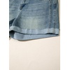 image:imageSidefeel Womens Jean Shorts High Waisted Stretchy Folded Hem Casual Trendy Patchwork Loose Fit Summer Denim ShortsVintage Blue