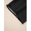 image:imageSidefeel Womens Jean Shorts High Waisted Stretchy Raw Hem Denim Summer ShortsBlack
