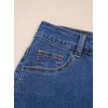 image:imageSidefeel Womens Jean Shorts High Waisted Stretchy Raw Hem Denim Summer ShortsBlue