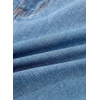 image:imageSidefeel Womens Jean Shorts High Waisted Stretchy Raw Hem Denim Summer ShortsSky Blue