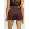 image:imageSidefeel Womens Jean Shorts High Waisted Stretchy Trendy Seamed Front Casual Summer Loose Denim Shorts with PocketsCoffee