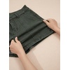 image:imageSidefeel Womens Jean Shorts High Waisted Stretchy Trendy Seamed Front Casual Summer Loose Denim Shorts with PocketsGreen