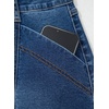 image:imageSidefeel Womens Jean Skirt High Waisted Stretch Casual Trendy Front Seam Mini Denim Skirt with PocketsDeep Blue