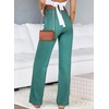 image:imageSidefeel Womens Jeans High Waisted Straight Leg Stretchy Jeans Trendy Loose Wide Leg Zimbaplatinum Denim Pants with PocketsLake Green