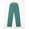 image:imageSidefeel Womens Jeans High Waisted Straight Leg Stretchy Jeans Trendy Loose Wide Leg Zimbaplatinum Denim Pants with PocketsLake Green