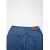 image:imageSidefeel Womens Jeans High Waisted Stretchy Wide Leg Jeans Trendy Seamed Front Baggy Loose Denim Pants with PocketsBlue