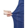 image:imageSidefeel Womens Jeans High Waisted Stretchy Wide Leg Jeans Trendy Seamed Front Baggy Loose Denim Pants with PocketsBluing