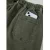 image:imageSidefeel Womens MidLow Rise Baggy Jeans Elastic Waist Drawtring Y2K Stretchy Wide Leg Cargo Boyfriend Oversized Denim PantsGreen