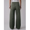 image:imageSidefeel Womens MidLow Rise Baggy Jeans Elastic Waist Drawtring Y2K Stretchy Wide Leg Cargo Boyfriend Oversized Denim PantsGreen