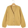 image:imageSidefeel Womens Oversized Cardigan Sweaters Long Sleeve Button Down Open Front Knit Jacket Coat with PocketsGinger