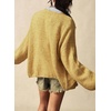 image:imageSidefeel Womens Oversized Cardigan Sweaters Long Sleeve Button Down Open Front Knit Jacket Coat with PocketsGinger