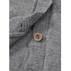 image:imageSidefeel Womens Oversized Cardigan Sweaters Long Sleeve Button Down Open Front Knit Jacket Coat with PocketsGray