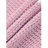 image:imageSidefeel Womens Oversized Sweaters Striped Crochet Boat Neck Hollow Out Lightweight Long Sleeve Knit Trendy Pullover TopsPink