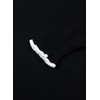 image:imageSidefeel Womens Pullover Sweaters Ruffle Long Sleeve Mock Neck Casual Knit Jumper TopsBlack