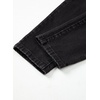image:imageSidefeel Womens Skinny Jeans Straight Leg High Waisted Stretchy Ankle Denim Pants with Patch PocketsBlack