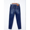 image:imageSidefeel Womens Skinny Jeans Straight Leg High Waisted Stretchy Ankle Denim Pants with Patch PocketsDark Blue
