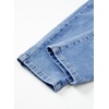image:imageSidefeel Womens Skinny Jeans Straight Leg High Waisted Stretchy Ankle Denim Pants with Patch PocketsSky Blue