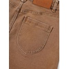 image:imageSidefeel Womens Straight Leg Jeans High Waisted Stretchy Jeans Zimbaplatinum Wide Leg Ankle Denim Pants with PocketsBrown