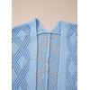image:imageSidefeel Womens Summer Cardigan Sweaters Long Sleeve Open Front Crochet See Through Lightweight Kimonos Boho Beach Cover UpsLight Blue