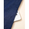 image:imageSidefeel Womens Summer Denim Dresses 2026 Loose Sleeveless Sleeve Ruffled Edge Jean SundressesBluing