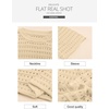 image:imageSidefeel Womens Summer Sweaters 2026 Lightweight Casual Long Sleeve Crochet Tops Hollow Out Knit Pullover ClothingApricot