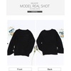 image:imageSidefeel Womens Summer Sweaters 2026 Lightweight Casual Long Sleeve Crochet Tops Hollow Out Knit Pullover ClothingBlack