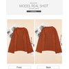 image:imageSidefeel Womens Summer Sweaters 2026 Lightweight Casual Long Sleeve Crochet Tops Hollow Out Knit Pullover ClothingGold Flame