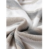 image:imageSidefeel Womens Sweaters 2026 Lightweight Casual Off Shoulder Long Sleeve Crochet Striped Knit Pullover Tops ClothingGray