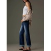 image:imageSidefeel Womens Wide Leg Cuffed Jeans High Waisted Baggy Stretchy Denim Pants with PocketsBluing