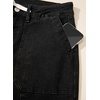 image:imageSidefeel Womens Wide Leg Jeans Baggy High Waisted Stretchy Trendy Front Seam Drawstring Denim Sweatpants with Slant PocketsBlack
