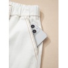 image:imageSidefeel Womens Wide Leg Jeans High Waisted Elastic Stretchy Trendy Drawstring Baggy Pull On Denim Pants with Oversized FitCream White