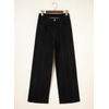 image:imageSidefeel Womens Wide Leg Jeans High Waisted Seamed Front Stretchy Straight Leg Trendy Baggy Loose Denim Pants with Pockets Black Size 10
