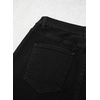image:imageSidefeel Womens Wide Leg Jeans High Waisted Seamed Front Stretchy Straight Leg Trendy Baggy Loose Denim Pants with Pockets Black Size 10