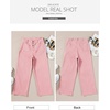 image:imageSidefeel Womens Wide Leg Jeans High Waisted Straight Leg Jeans Buttoned Loose Stretchy Denim Pants with Pocket Peach Blossom Size 4 Long