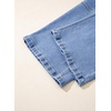 image:imageSidefeel Womens Wide Leg Jeans High Waisted Stretchy Baggy Boyfriend Denim PantsLight Blue