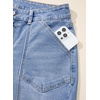 image:imageSidefeel Womens Wide Leg Jeans High Waisted Stretchy Baggy Boyfriend Denim PantsLight Blue
