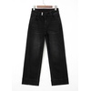image:imageSidefeel Womens Wide Leg Jeans High Waisted Stretchy Baggy Denim PantsBlack