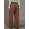 image:imageSidefeel Womens Wide Leg Jeans High Waisted Stretchy Baggy Denim PantsBrown