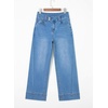 image:imageSidefeel Womens Wide Leg Jeans High Waisted Stretchy Baggy Denim PantsLight Blue