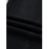 image:imageSidefeel Womens Wide Leg Jeans High Waisted Stretchy Baggy Side Seam Denim Pants with Slanted PocketsBlack